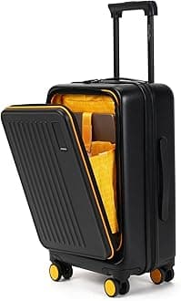 MOKOBARAPolycarbonate The Transit Cabin Pro Luggage Hinimoto Wheels Small Cabin Size German Makrolon Poly-Carbonate Hard Sided 8 Hinomoto Wheels Suitcase For Travelling (Crypto Sunray), 56 CM