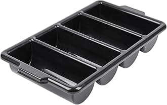 Restaurantware-6 Inch Deep Food Pans, 10 1/6 Size Commercial Food Storage Container - Freezer-Safe, Break-Resistant, Clear Plastic Cold Pans, Dishwasher-Safe, For Kitchens, Restaurants, Or Cafeterias
