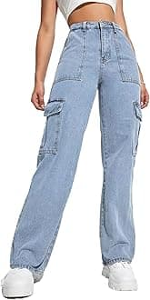 High Waist Wide Fit Jeans – Women's Relaxed Denim with Wide Leg