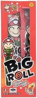 Tao Kae Noi Big Roll Grilled Seaweed 3.6g (Spicy Flavour, 90 Rolls)