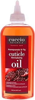 (Pomegranate and Fig, 237ml) - Cuccio Naturale Cuticle Revitalising Oil - Hydrating Oil For Repaired Cuticles Overnight - Remedy For Damaged Skin And Thin Nails - Paraben Free, Cruelty-Free Formula...