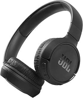 Tune 510BT - Bluetooth headphones with up to 40 hours battery, microphone for call, foldable and comfortable, Android and iOs compatible (Black)