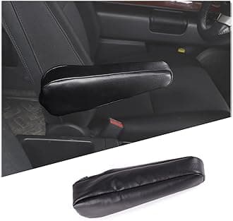 Fit for Toyota FJ Cruiser 2007-2021 Driver Armrest Cover, Left Seat Side Armrest Cover, Leather Seat Side Armrest Cover Protection Accessories, 1 PCS (Leather-Left)