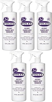 FOLEX Instant Carpet Spot Remover, 32oz Pack of 5