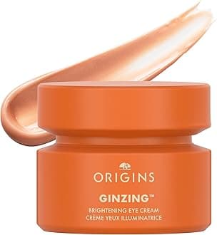 GinZing Brightening Eye Cream with Vitamin C & Niacinamide| Visibly Reduces Dark Circles, 0.5 Fl Oz