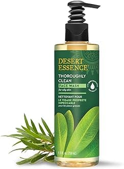Desert Essence Throughly Clean Face Wash, 250ml