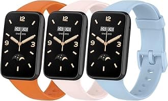 SenMore 3 Pieces Strap for Xiaomi Band 7 PRO Watch Replacement Silicone Strap, Xiaomi Band 7Pro Bracelet for Men and Women Sport Bands for Miband 7Pro Bracelet