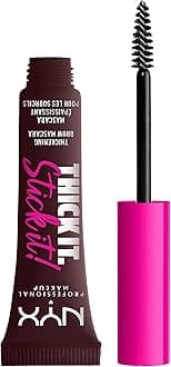 NYX Professional Makeup Thick It. Stick It! Brow Mascara, Tints & Thickens with 16hr Wear, Espresso