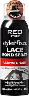 Lace Bond Hold Spray Styler Fixer – The Ultimate Adhesive Spray for Wigs, Active Use, Fast Drying, Up to 72Hours 20X Stronger Hold, Daily Wig Applications