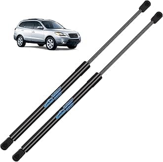 2Pcs Rear Tailgate Boot Struts for Santa Fe MK II All Engine SUV 2007-2012 Car Boot Lift Support Tailgate Struts Heavy Duty Gas Struts Replace #81770-2B001