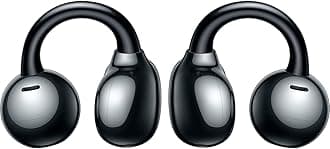 Huawei FreeClip, Innovative Clip Design, Intensive Open-Ear Listening Experience, AI Background Noise Cancellation for Calls, Super Long Battery Life, Android & iOS, Black