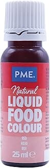 PME 100% Natural Food Colour Liquid - Red (25ml)