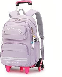 girls Rolling Backpack Rolling backpack