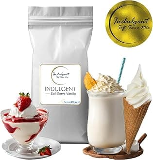 Indulgent Soft Serve Mix Vanilla Powder For Soft Serve, Milkshake | 1-Pack, 3.3 lb (1.5 kg bag)