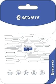 32GB TF Memory Card Class 10 FAT32 High Speed Reading/Writing for Security Camera Dash Cam 24/7 Recording