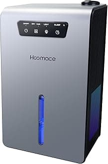 Dehumidifier,2 in 1 Humidifier Dehumidifier Combo,102 OZ Water Tank Dehumidifiers for Home Bedroom,Basement Bathroom,Auto Shut Off,Sleep Mode,7 Colors LED Light