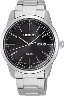Seiko Men's Quartz Watch Stainless Steel with Stainless Steel Strap