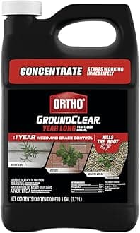 GroundClear Year Long Vegetation Killer2 Concentrate - Weed Killer Concentrate, Kills and Prevents Weeds Up to 1 Year, 1 gal.