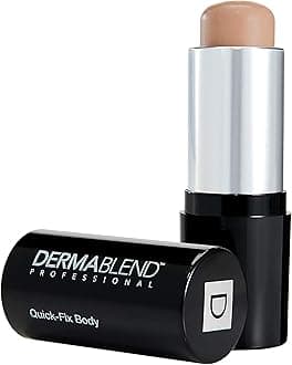 Quick-Fix Body Makeup Full Coverage Foundation Stick, Water-Resistant Body Concealer for Imperfections & Tattoos, 0.42 Oz