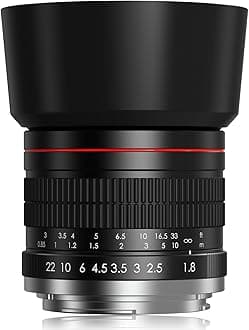 Lightdow for Sony 85mm F1.8 固定レンズ中望遠レンズ単焦点フルフレーム for ソニー Alpha A9 A7R A7S A7 A6500 A6400 A6300 A6000 A5100 A5000 NEX-7 NEX-6 NEX-5T NEX-5R 交換ミラーレスレンズ