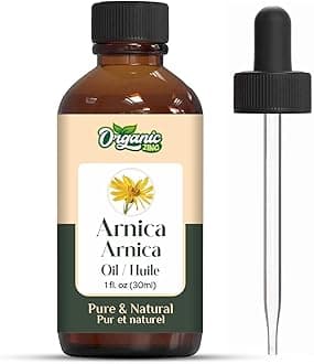 Organic Zing Arnica (Arnica Montana) Oil | Pure & Natural Essential Oil for Skincare, Hair care & Massage - 30ml/1.01fl oz