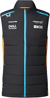 McLaren Formula One Team - Official 2023 Formula 1 Merchandise - Replica Team Hybrid Gilet - Phantom/Papaya - Men's