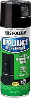 7886830 Specialty Appliance Epoxy Spray Paint, 12 oz, Black