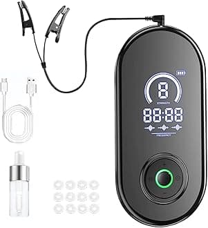 Vagus Nerve Stimulator – Portable Ear Clip Wellness Device for Adults, Supports Daily Relaxation, Better Sleep Routine, and Calming Use at Home or Travel