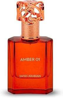Amber 01 - Luxury Products From Dubai - Long Lasting, Addictive Personal EDP Spray Fragrance - Seductive Signature Aroma - 1.7 Oz