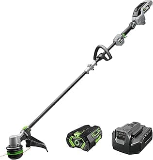 EGO POWER+ String Trimmer, Battery Powered, 15" Trimmer for Weeds and Grass with POWERLOAD, Includes 56V 4.0Ah Battery and Charger - ST1523S