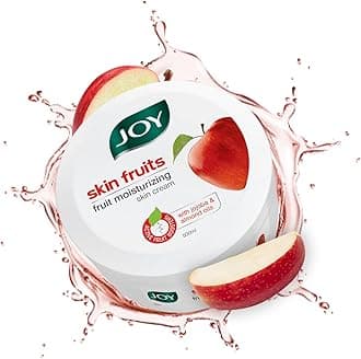 Joy Skin Fruits Moisturizer for Dry Skin (500ml), Cold Cream for Winters, With Apple, Jojoba & Almond Oil | Quick Absorbing & Non Sticky Moisturizer for Face, Hands & Body | For Healthy and Soft Skin