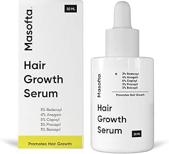 Hair Growth Serum For Promoting Hair Growth & Controlling Hair Fall With 3% Redensyl, 5% Capixyl, 4% Anagain, 3% Procapil & 3% Baicapil, Rosemary & Biotin, For Both Men & Women, 30ML