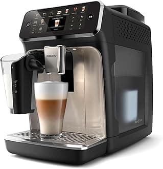 Fully Automatic Coffee Machine Series 5500-20 Beverages, LatteGo, Extra Shot, Silent Brew, Intuitive Display, 4 User Profiles, 12 Settings for Ceramic Grinder, Chrome - EP5547/90