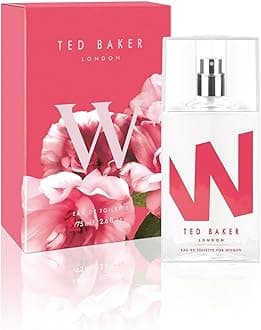 W EDT Ted Baker Rose And Orchid, Fig Leaf, White Peony, Cassis, Raspberry Middle notes, Womens Perfume, Long Lasting Fragrance Eau De Toilette, Fruity Floral 75ml /2.54oz