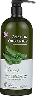 Avalon Organics Hand and Body Lotion, Aloe Unscented - 32 oz