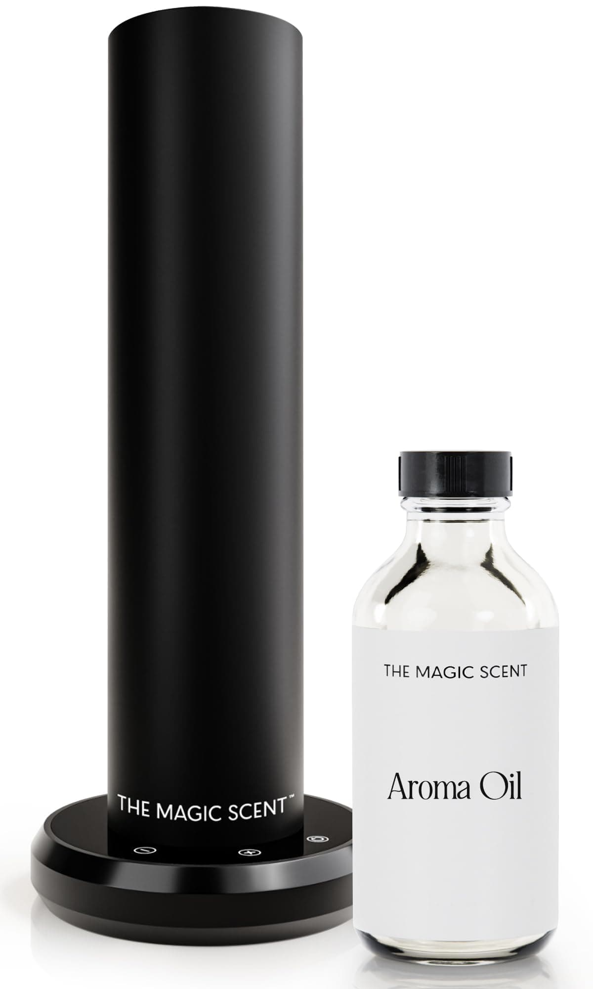 The Magic Scent Bluetooth Tower Diffuser Home & Office - Smart Ultra-Quiet for Home & Hotel - Waterless Cold-Air Programmable Professional Diffuser Machine - Essential Aroma Oil Included