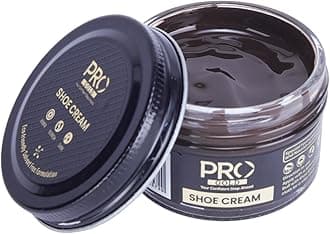 PRO Shoe Cream Polish - 45 ML | Natural Waxes Formula for Leather Shoes | Enriched with Carnauba & Bees Wax | Long-Lasting Shine | Leather Shoe Cream Polish