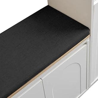 Bench Cushions for Indoor Furniture 40/48/60 x 14/15/17/11 inch Rectangular Non Slip Outdoor Bench Cushion pad for Deck Chair Swings Bench Cushion(Color 1,40x14x2in)