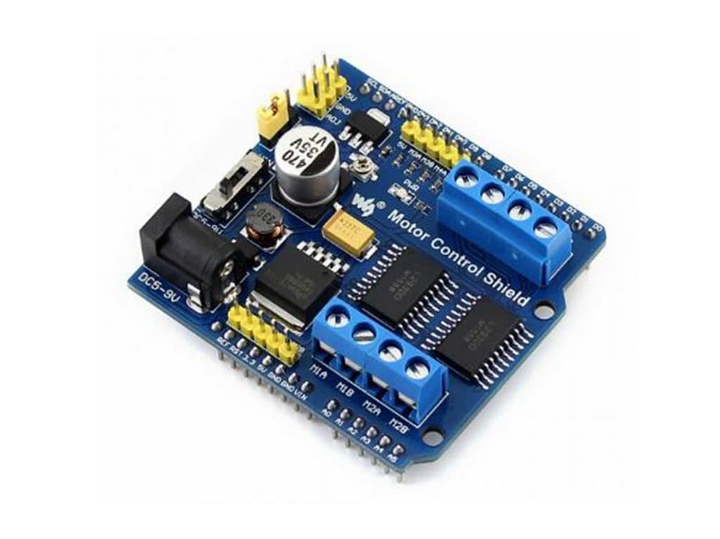 Venel Electronic Component Arduino Motor Control Shield Board /H-bridge Drive L293D*2 Drive Expansion Board / For Arduino DIY Robot Mega UNO