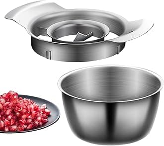 Pomegranate Peeling Tool Set, Pomegranate Peeler, Pomegranate Aril Removal Tool, Stainless Steel Pomegranate Removal Tool, Fruit Deseeder, Pomegranate Seeder Peeling Tool for Kitchen, Home