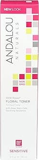 Andalou Naturals 1000 Roses Floral Toner, 178ml