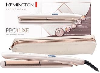 S9100 Proluxe Straightener | 24 Hour Locked In Styles | Intelligent Optiheat Technology | 5X Smoother* With Ultimate Glide Ceramic | 50% Straighter Hair In One Pass, Off-White