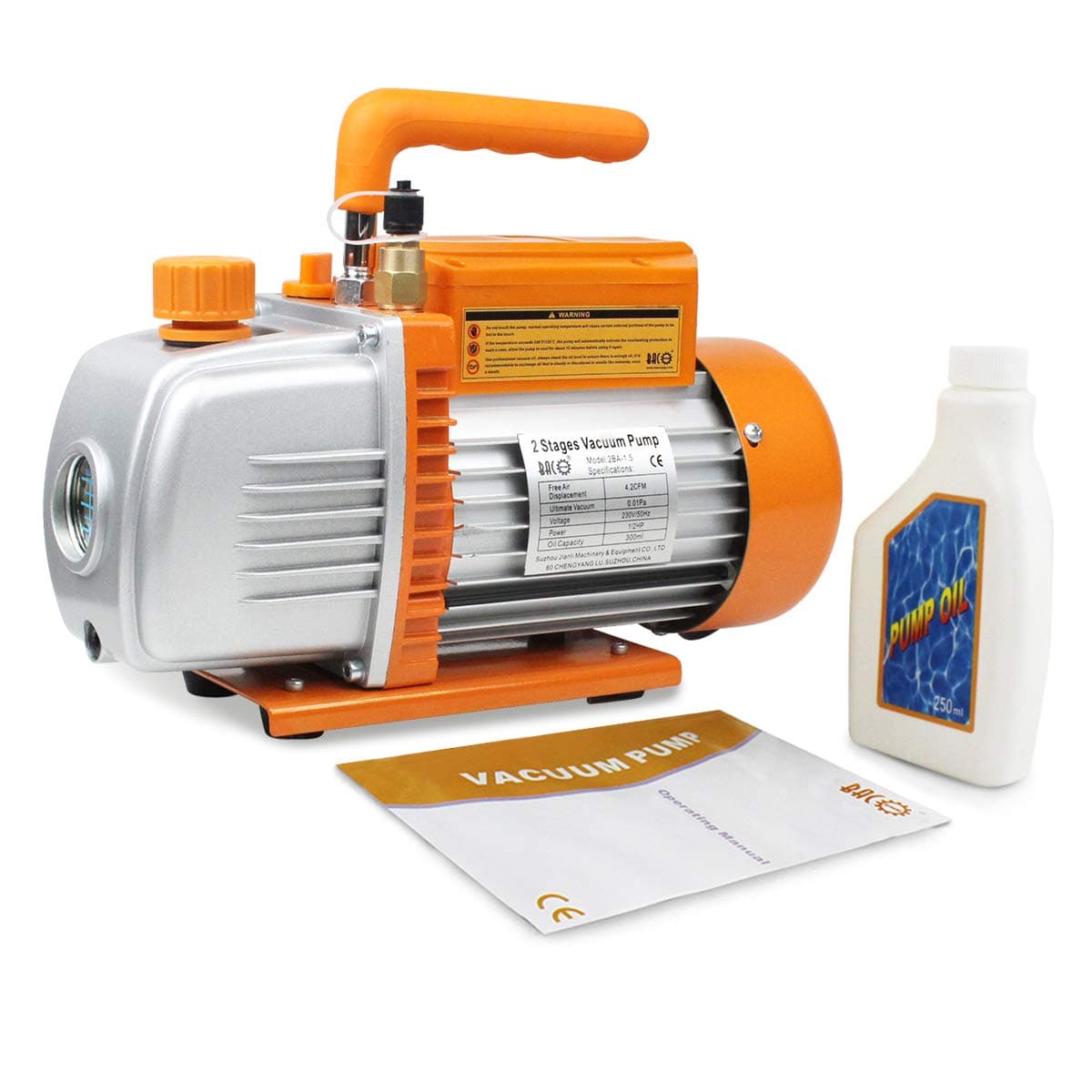 BACOENG 4.2 CFM Double stage Vacuum Pump