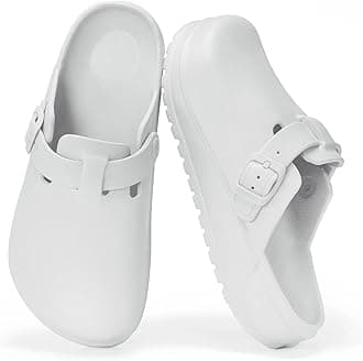 ZXT Arch Support Work Clogs Slip Resistant Orthopedic Shoes for Chef Nurse Garden Comfortable, Slip-On Cushion Slide Sandals