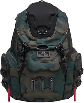 Men's Bathroom Sink Recycled Backpack, Green, One Size, Bathroom Sink Recycled Backpack