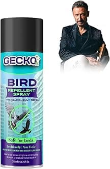 Gecko Bird Repellent Spray for Bird Control For Home And Office| Bird Control Spray| Non-Toxic Spray| Safe for Birds | Pack of 1 (200 ML) - FORMULATION 30 X