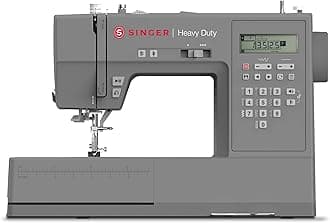 SINGER Heavy Duty 6700C Computerized Sewing Machine with Accessory Kit | Strong Motor with Enhanced Piercing Power, 411 Stitch Applications, LCD Screen, Full Metal frame & 1-step Buttonhole