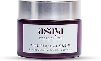 Asaya Peptide Moisturizer | Korean Anti-Aging Collagen Cream | 7-Peptide Complex, Rice EGF & Squalane | Firms Skin, Smooths Wrinkles & Fine Lines | Deep Hydration & Barrier Repair | With Niacinamide, Vitamin C & Olive Oil | Brightening & Lifting Face Cream | For Dry, Oily & Combination Skin | Men & Women | 50g