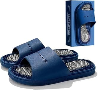 MOTTLED SKYAcupressure Massage Slippers Acupressure Foot Massager Shoes Reflexology Sandals Gift for Men Women Reduce Feet Neuropathy Pain Relief and Tension