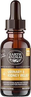 Earth Animal Apothecary Liquid Supplement - Urinary & Kidney Relief Herbal Remedies for Dogs & Cats - 2 fl oz